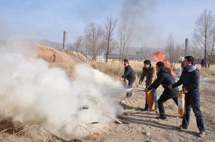 918博天堂集团民爆公司举行火灾救援演练